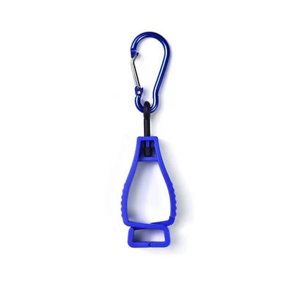 Plastic Glove Clips Multi-Color Custom Logo Safety Interlock Clips for Labor Work