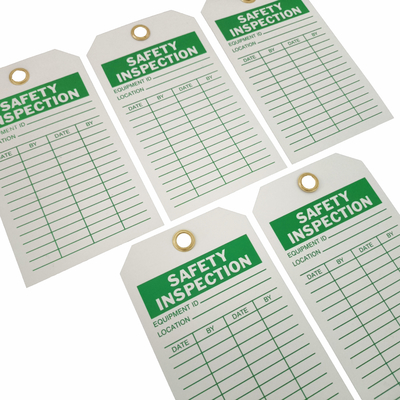 Durable Plastic Safety Tag Identification Tag For Unique Identification