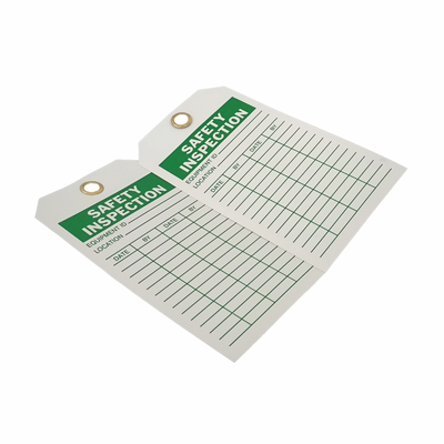 Durable Plastic Safety Tag Identification Tag For Unique Identification