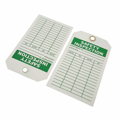 Durable Plastic Safety Tag Identification Tag For Unique Identification