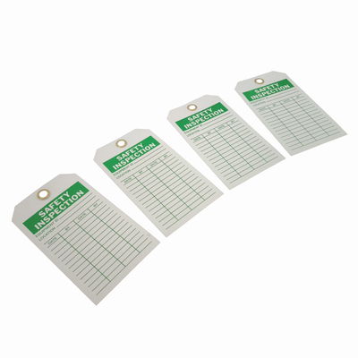 Durable Plastic Safety Tag Identification Tag For Unique Identification