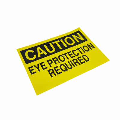 Customizable  Plastic Pasteable Warning Sign For Industrial