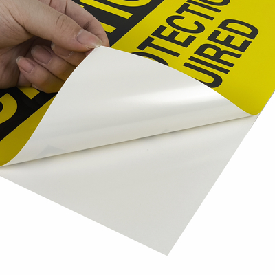 Customizable  Plastic Pasteable Warning Sign For Industrial