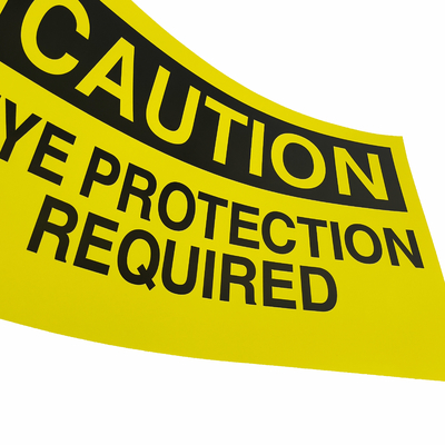 Customizable  Plastic Pasteable Warning Sign For Industrial