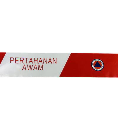 Customizable Waterproof Plastic Barrier Tape  For Safety Constructions