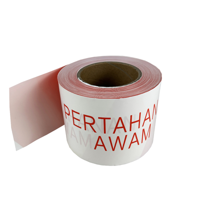 Customizable Waterproof Plastic Barrier Tape  For Safety Constructions