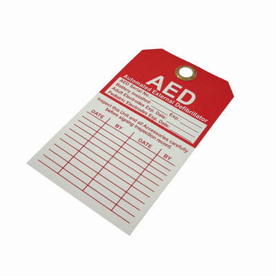 Customizable Durable Waterproof  Plastic Safety Tag Warning Tag