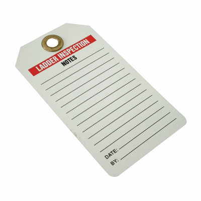 Customizable Durable Waterproof  Plastic Safety Tag Warning Tag