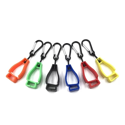 Factory Printing Logo Plastic Glove Clips for Work Glove Holders with Multi-Functional Clip