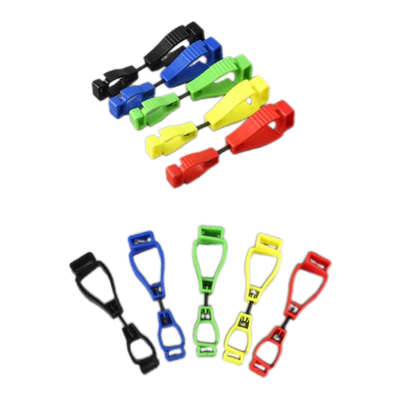 Customized Multicolor Plastic Gloves Safety Clips for Safety Work Gloves