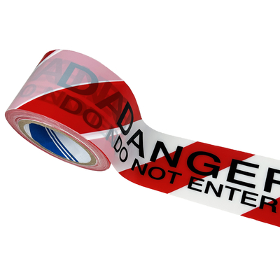 PE Barrier Tape Non-adhesive Roll Waterproof  Plastic Barrier Tape for Hazardous Areas