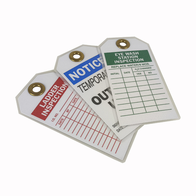 Custom Designed Plastic Safety Tags with Long Lasting Durability