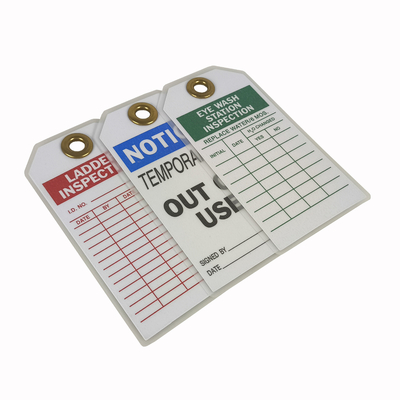 Custom Designed Plastic Safety Tags with Long Lasting Durability