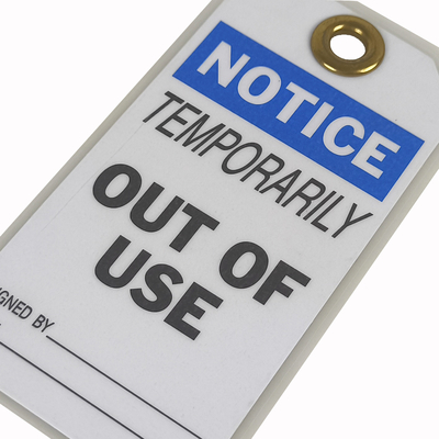 Custom Designed Plastic Safety Tags with Long Lasting Durability