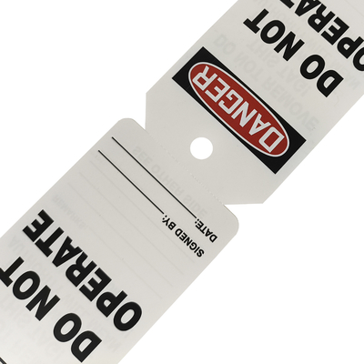 Personalized Plastic Waterproof  Safety Sign With Custom Logo