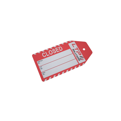 Customized Plastic Hang  Safety Tags for Industrial Applications