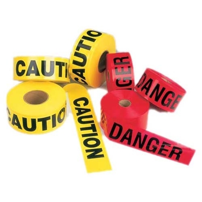 Factory Customized Barrier Tape PE Red Yellow Rolls Danger Caution Warning Tape