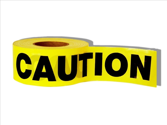 Factory Customized Barrier Tape PE Red Yellow Rolls Danger Caution Warning Tape