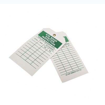 Customizable Plastic Safety Tag for Workplace Hazard Identification