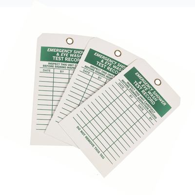 Customizable Plastic Safety Tag for Workplace Hazard Identification
