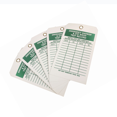 Customizable Plastic Safety Tag for Workplace Hazard Identification