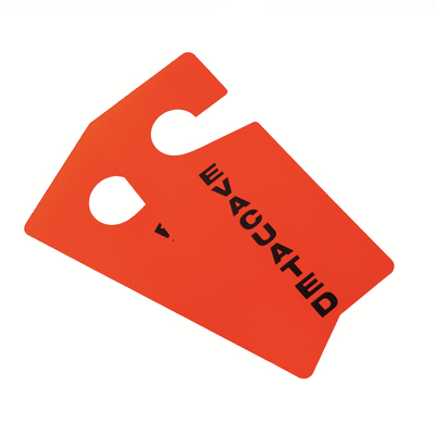 Customizable Plastic Safety Lockout Tagout Tags for Indoor and Outdoor Use