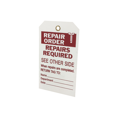 Custom Heavy Duty Plastic Safety Tags for Lockout Tagout