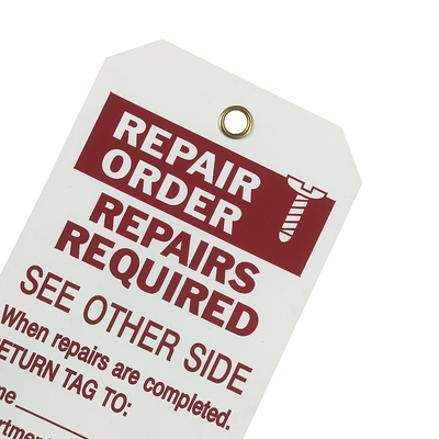 Custom Heavy Duty Plastic Safety Tags for Lockout Tagout
