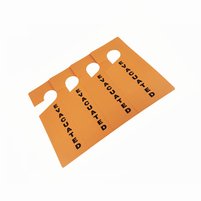 Custom Lockout Tagout Plastic Safety Tag for Workplace Identification