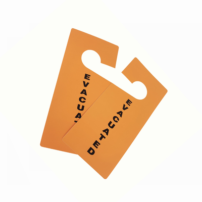 Custom Lockout Tagout Plastic Safety Tag for Workplace Identification