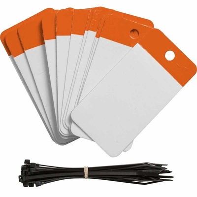 Custom Self Laminated Blank Tag Vinyl Corlorful Plastic Tag