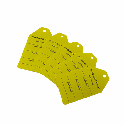 Customized Both Size and Language PVC Plastic Label Safety Lock-out Tagout ' Tags