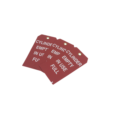 Plastic Tag Polyester Durable Double Sided Printing Warning Tag