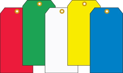 Custom Printing Logo Plastic Tag Polyester Waterproof Blank Tag for Warning