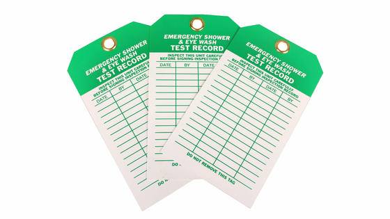 Custom Printing Logo Safety Tag Polyester Waterproof Tag