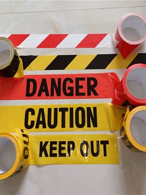 Custom Printing Logo Warning Tape PE Non-adhesive Barricade Tape