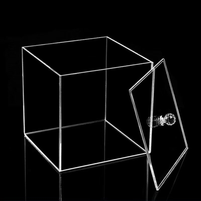 Custom  Display Case With Magnet Lid Acrylic Booster Box  With Closure Protector Case