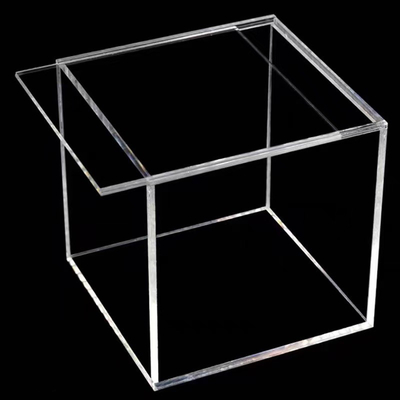 Custom  Display Case With Magnet Lid Acrylic Booster Box  With Closure Protector Case
