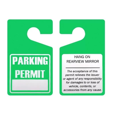 Plastic Tag PVC/PP Printed Logo Rectangle Waterproof Hangtag For Industrial Concentration