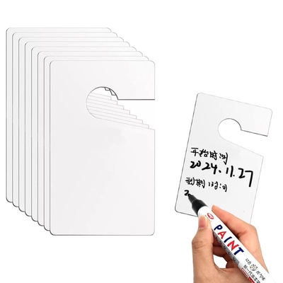 Plastic Tag PVC/PP Printed Logo Rectangle Waterproof Hangtag For Industrial Concentration