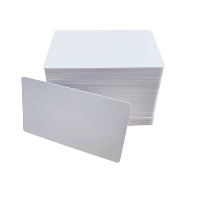 Plastic Blank Tag PVC Recycle  Blank White Hang Tag