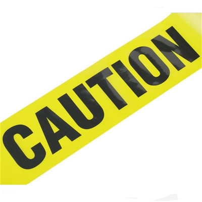 Custom Logo PE Caution Warning Tape Non-adhesive Barricade Tape for Warning