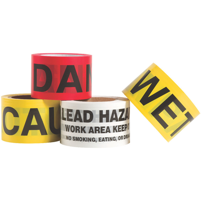 Custom Logo PE Caution Warning Tape Non-adhesive Barricade Tape for Warning