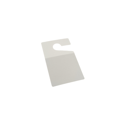 Custom  White Pvc Hang Tags Blank Waterproof Hanging Tags