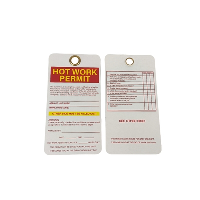 Safety Inspection Tags Accident Prevention Tag for Fire Extinguisher Scaffold Ladder