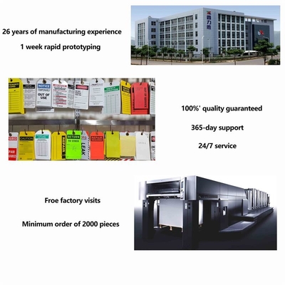 Hot Sale OEM Custom Made Safety Plastic Warning Signs Label Safety PVC Lockout Tags
