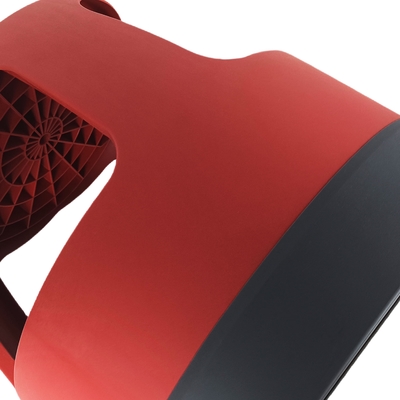 Customizable Color Round Step Stool with Retractable Casters - Non-Slip Surface