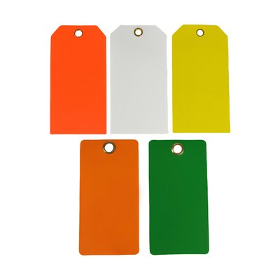 Blank PVC Tag Vinyl Waterproof Printed Logo Plastic Tag for Gift Luggage