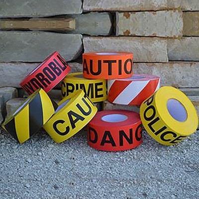 PE Warning Tape with Customizable Thickness Width Length and Designs for Your Specific Needs in Construction and Safety