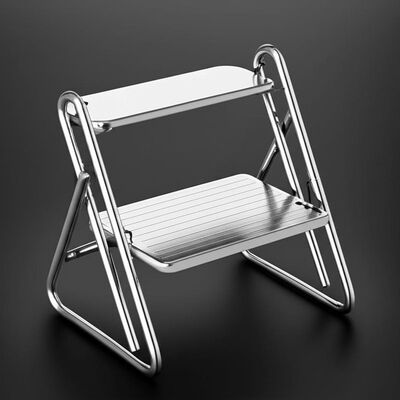 Stackable step stand providing sturdy support and compact storage option suitable for various professional environments